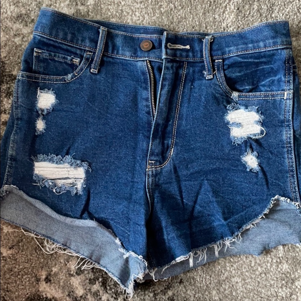 High Rise jean shorts!